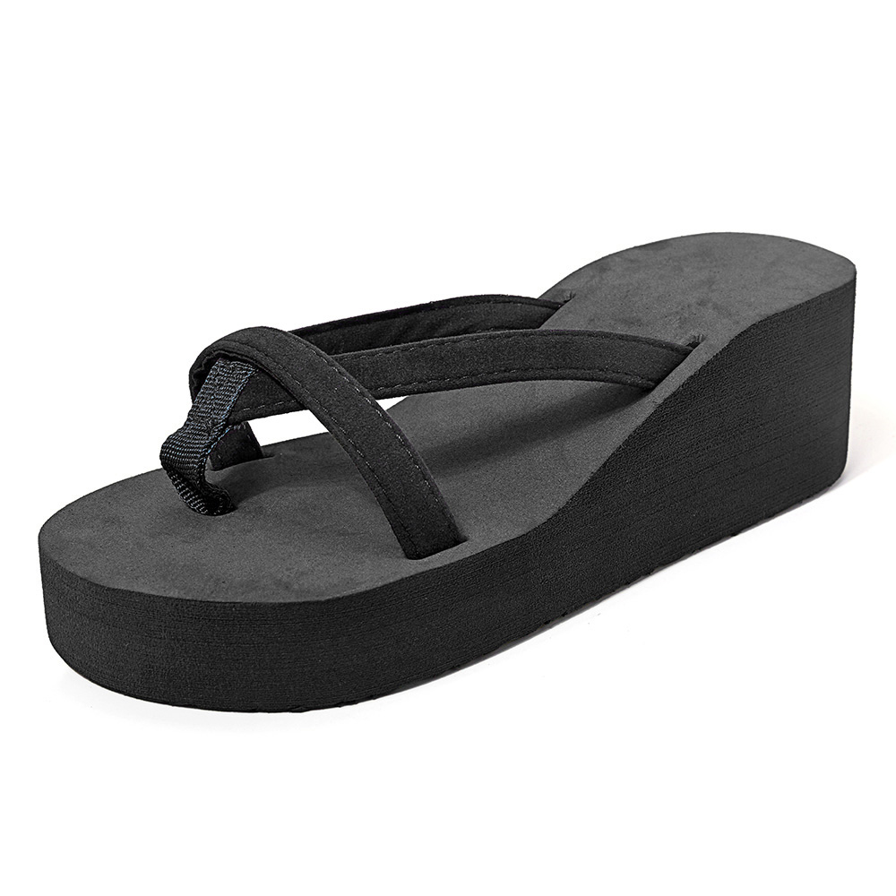 Large-Size-Pure-Color-Wedge-Platform-Sandals-Casual-Beach-Slippers-1325446