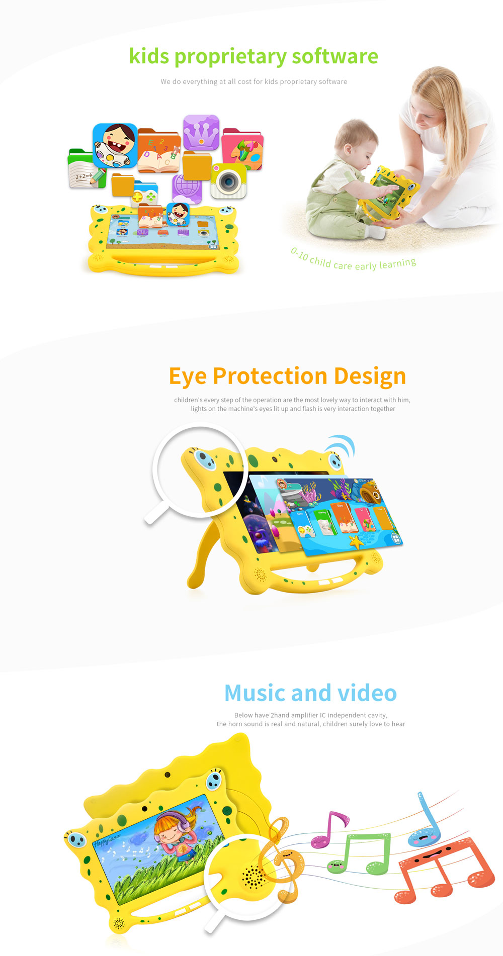 Ainol-7C08-RK3126C-Quad-Core-13GHz-1G-RAM-8G-Android-81-OS-7-Inch-Children-Kid-Tablet-Yellow-1308998