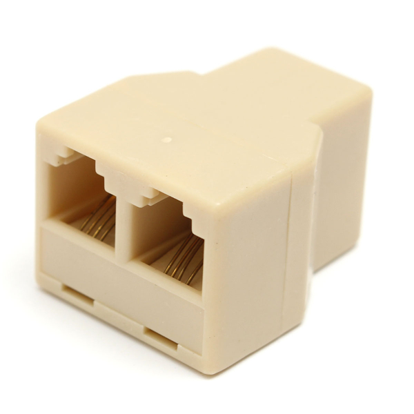 1-to-2-Female-RJ11-Telephone-Phone-Jack-Line-Y-Splitter-Adapter-Connector-1038880