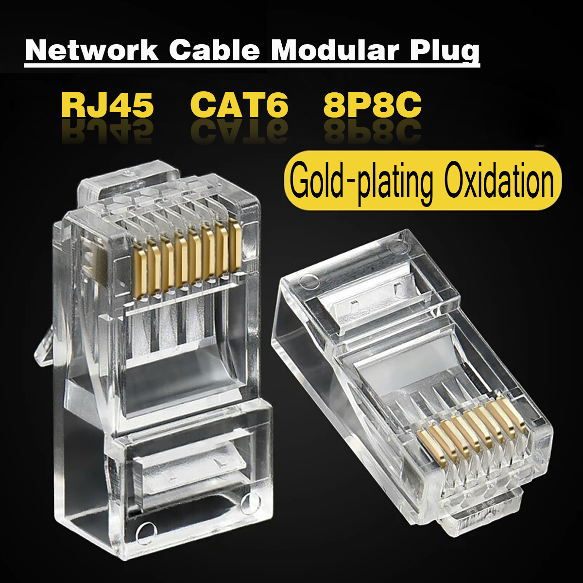 1000PCS-Cat-6--8C8P-Gold-Plated-RJ45-Ethernet-Network-Connector-Adapter-for-Router-TV-Box-1420268