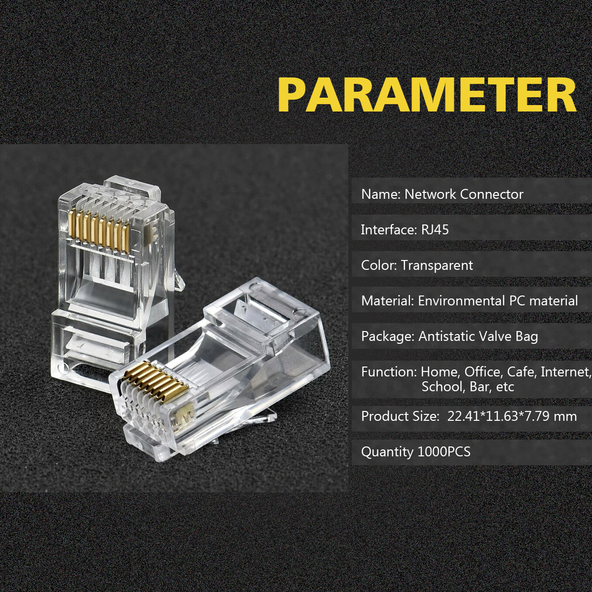 1000PCS-Cat-6--8C8P-Gold-Plated-RJ45-Ethernet-Network-Connector-Adapter-for-Router-TV-Box-1420268