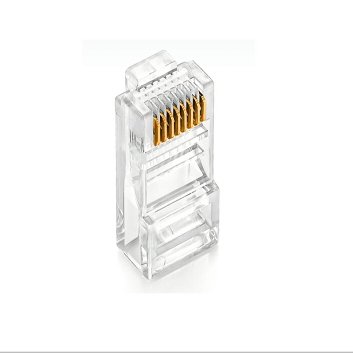 200x-RJ45-RJ-45-CAT5-Gold-Shielded-Modular-Plug-Network-Connector-1335910