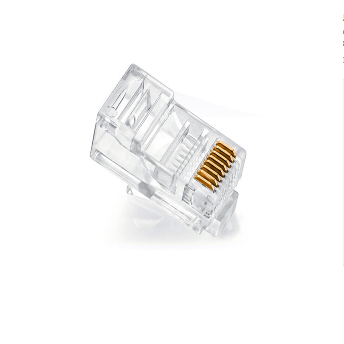 200x-RJ45-RJ-45-CAT5-Gold-Shielded-Modular-Plug-Network-Connector-1335910