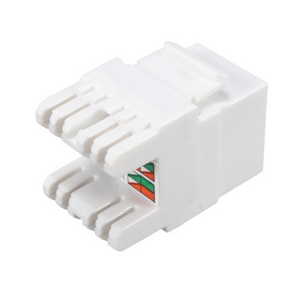 White-Cat-6-RJ45-8P8C-Punch-Down-Keystone-Modular-Ethernet-Snap-in-Jack-Network-Adapter-992148