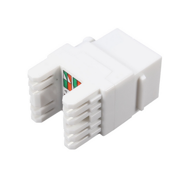White-Cat-6-RJ45-8P8C-Punch-Down-Keystone-Modular-Ethernet-Snap-in-Jack-Network-Adapter-992148