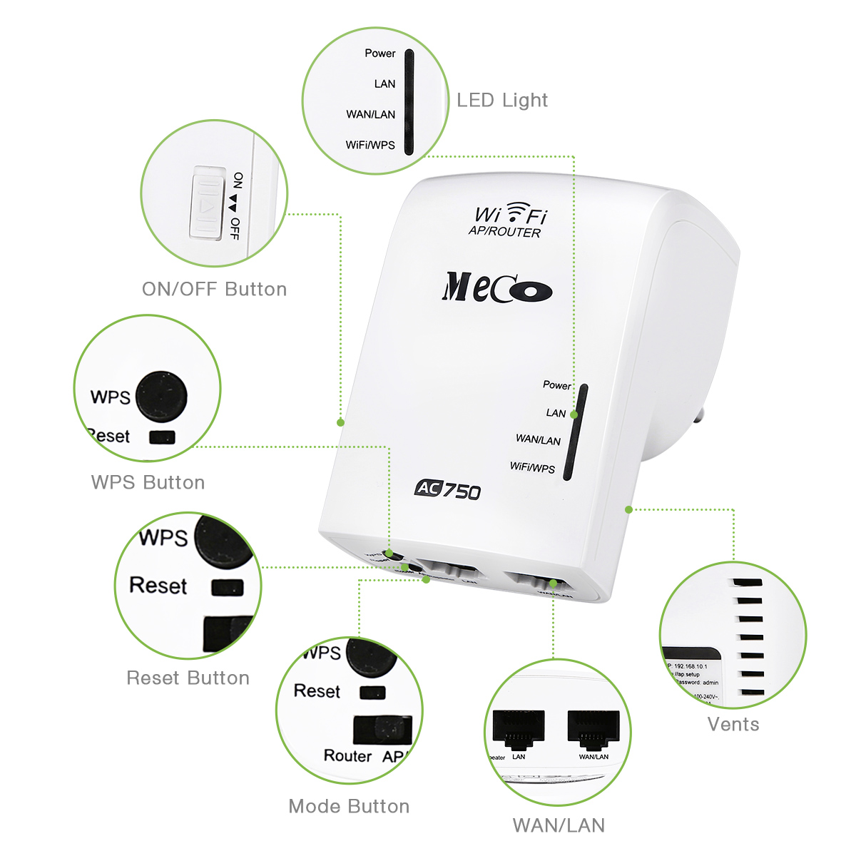 MECO-AC750-24GHz-5GHz-Dual-Band-750Mbps-Wireless-WiFi-Range-Extender-Repeater-Router-AP-EU-Plug-1401577