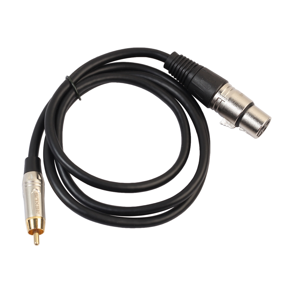 1-18-3M-REXLIS-TR042WF-RCA-Male-to-Canon-Microphone-Mixer-Data-Extension-Cable-1461925