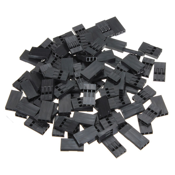 100-PCS-1P-3P-Dupont-Jumper-Wire-Housing--Female-Pin-Connector-254mm-Interval-1023123