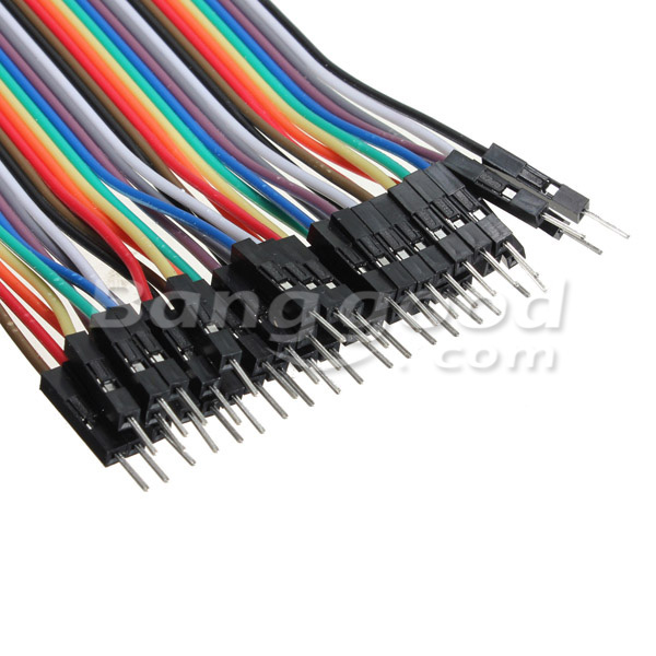 40pcs-30cm-Male-to-Male-Color-Ribbon-Line-Cable-Jump-Wire-For-Arduino-70130