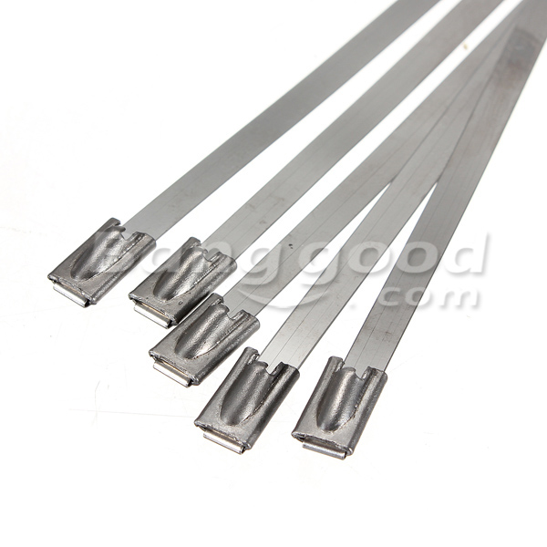 46x300mm-Stainless-Steel-PVC-Coated-Self-Locking-Cable-Organizer-Ties-66977