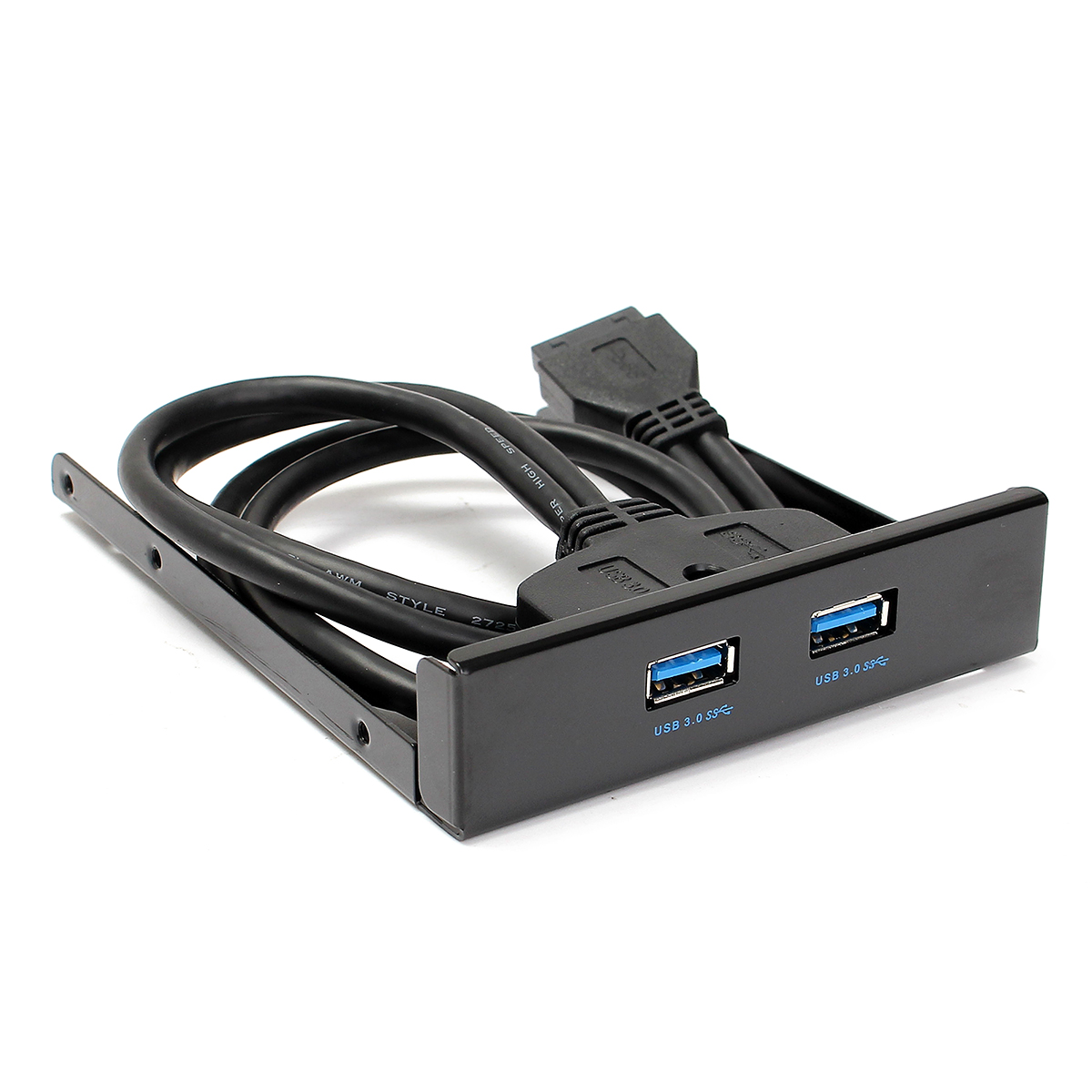 35quot-PC-Computer-Case-Front-Panel-2-Port-USB-30-Floppy-Drive-Bay-with-Holder-for-25-quotHDD-SSD-1328028