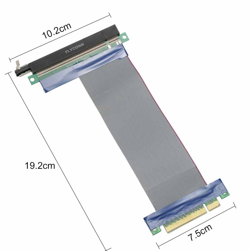 20cm-PCI-E-Express-8x-to-16x-Extension-Cable-Flex-Ribbon-1156216