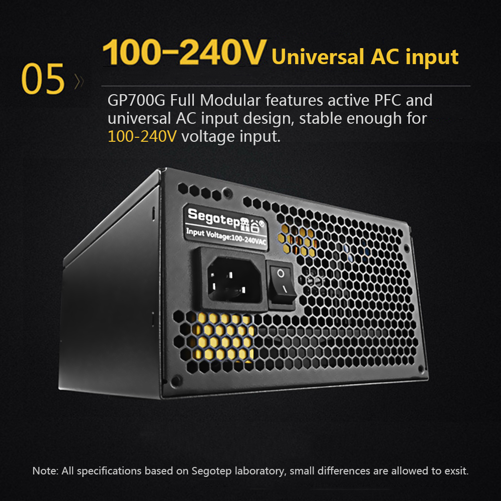 Segotep-GP700G-600W-Full-Modular-ATX-PC-Power-Supply-Gaming-PSU-12V-Active-PFC-92-Efficiency-1241966