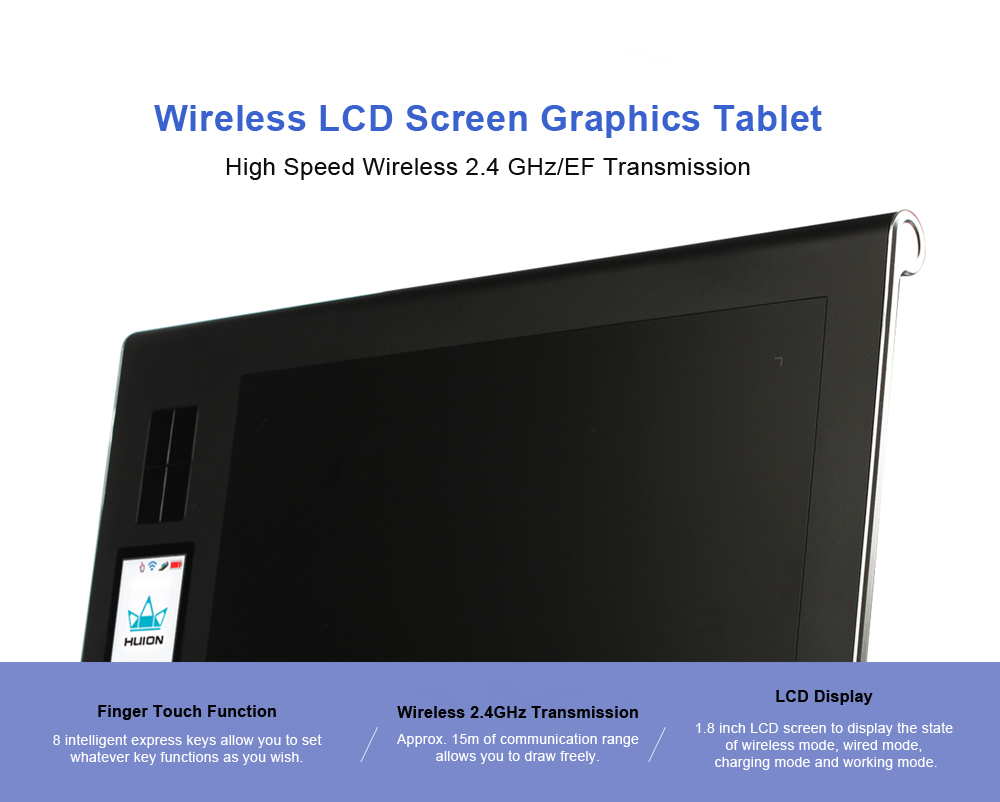 Huion-DWH69-9x6quot-24GHz-Wireless-2048-Levels-LCD-Graphics-Tablet-Digital-Drawing-Pad-with-Pen-1328281