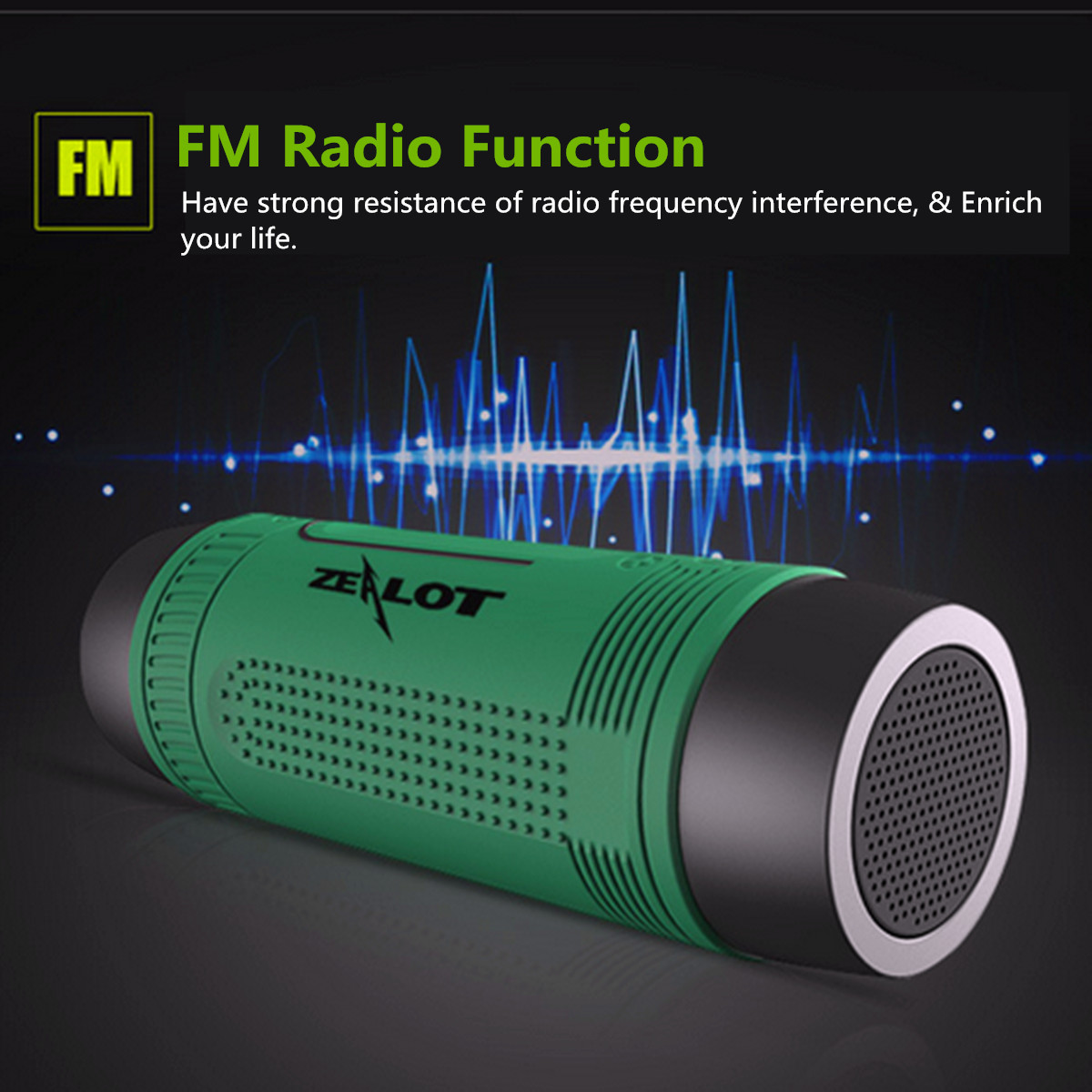 Zealot-S1-Wireless-bluetooth-Speaker-Dustproof-Waterproof-Flashlight-FM-Power-Bank-Multi-F-986046