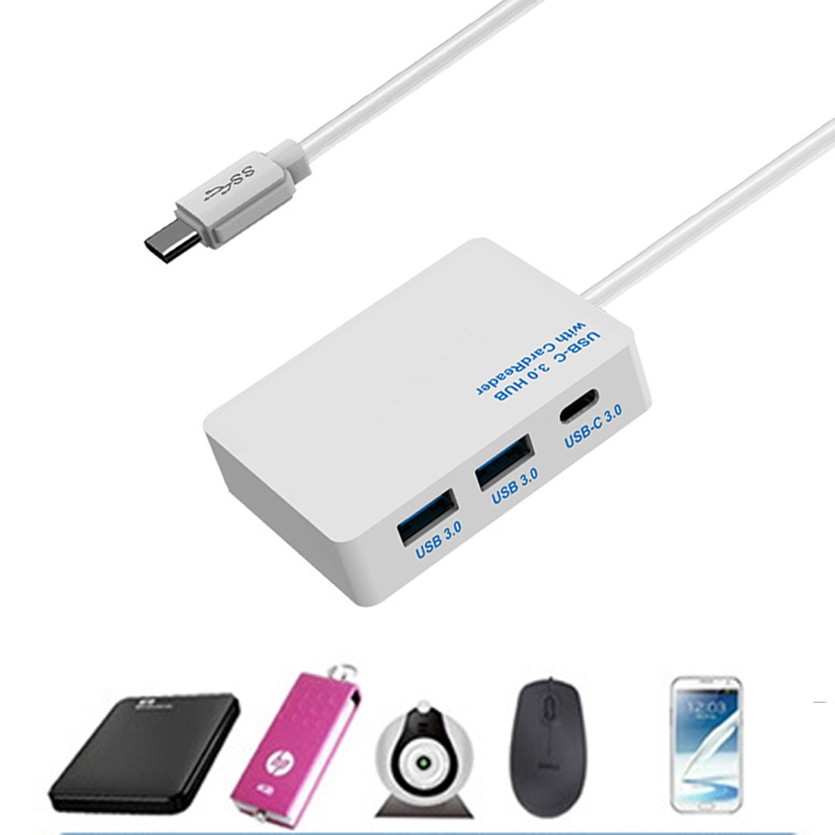 All-In-One-USB-31-Type-C-to-USB-30-Ports-Hub-with-Card-Reader-1149470