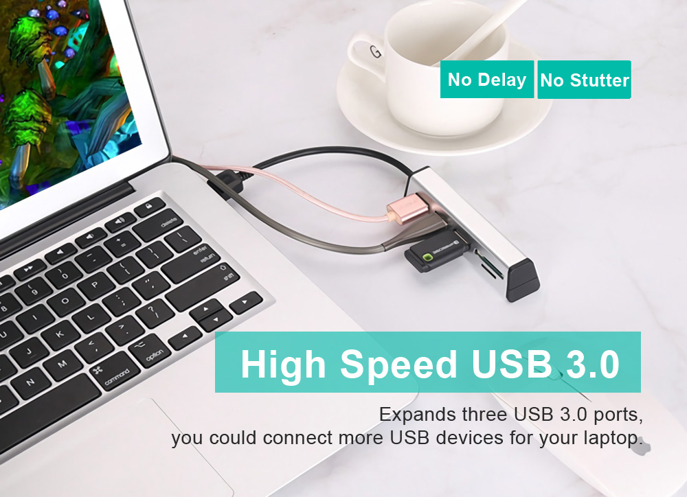 Aluminum-Alloy-USB-30-to-3-Port-USB-30-Hub-TF-SD-Card-Reader-with-Hidden-Phone-Support-1358236