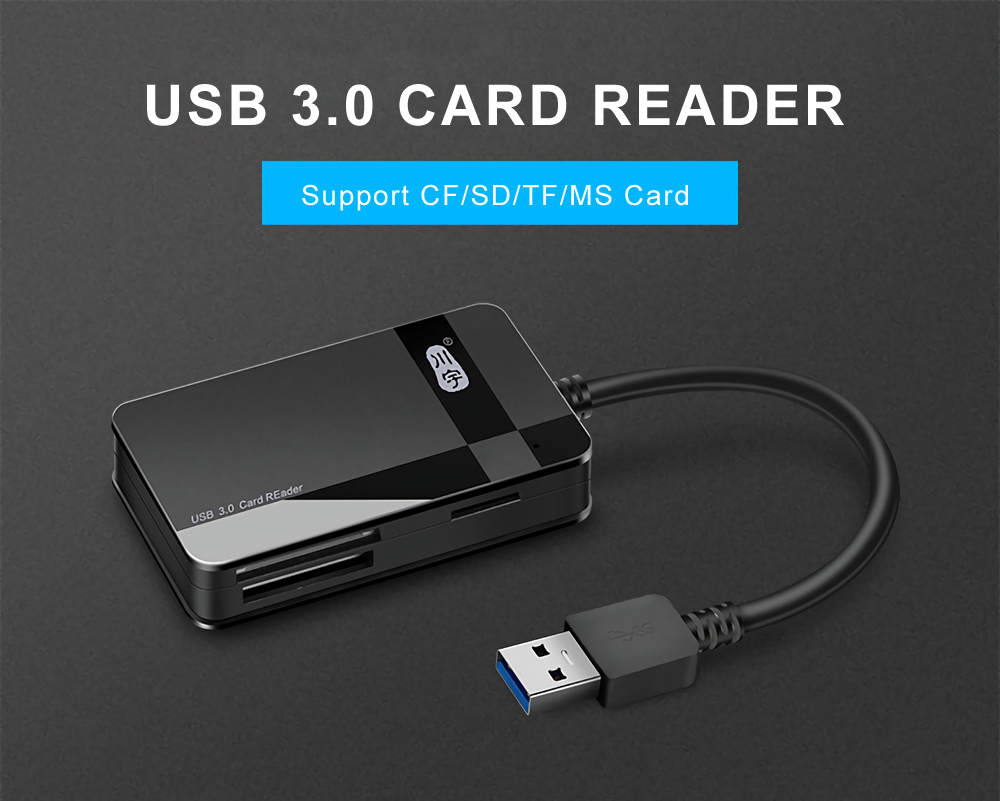 Kawau-C368-All-in-One-USB-30-SDTFCFMS-Card-Reader-Support-512G-Memory-Card-1368154