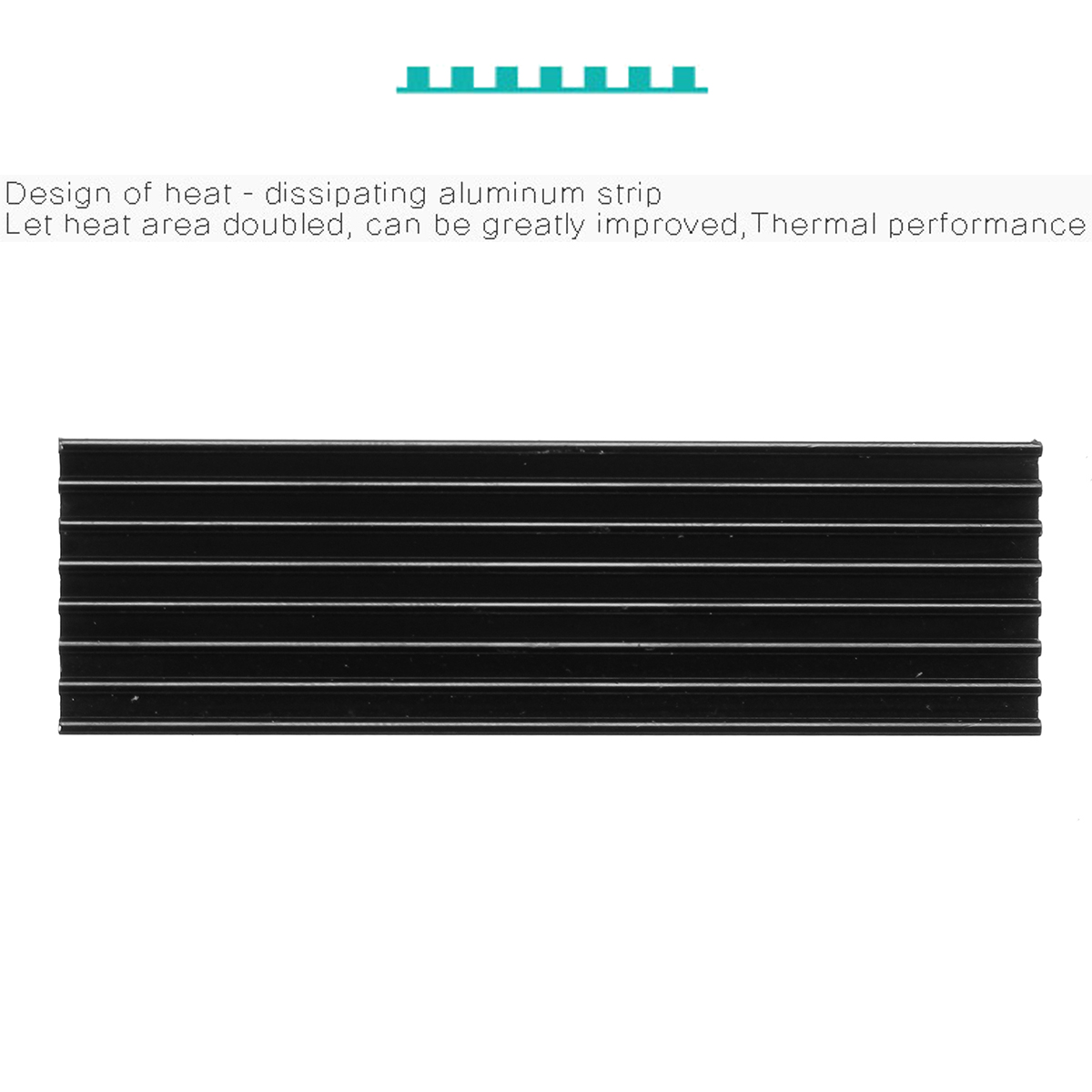 M2-NGFF-NVMe-2280-PCIE-SSD-Passive-Cooling-Aluminum-Fins-Heat-Sink-Thermal-Pad-1199957