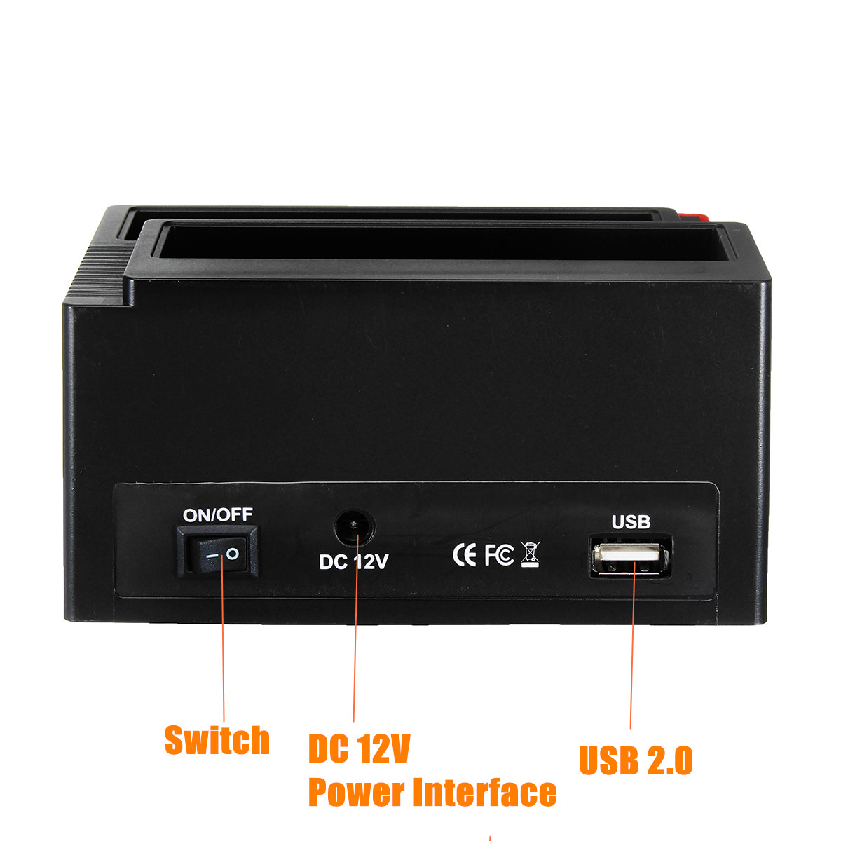 2535quot-SATA-IDE-HDD-Docking-Station-Clone-Backup-Hard-Drive-Enclosure-USB20-HUB-Card-Reader-EU-1345958