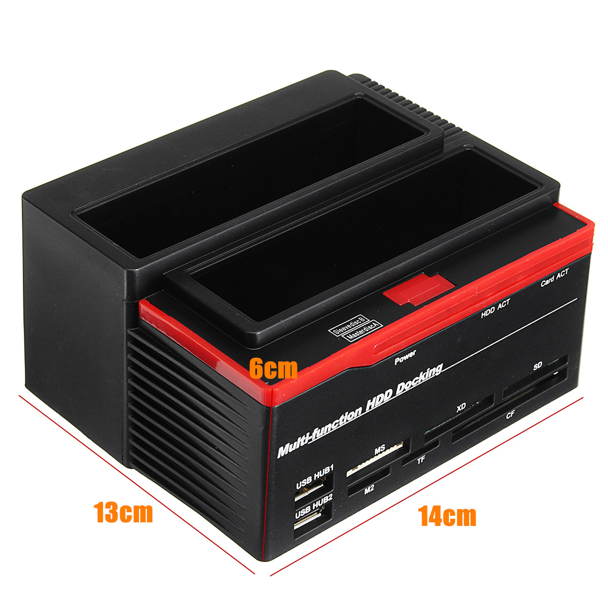 2535quot-SATA-IDE-HDD-Docking-Station-Clone-Backup-Hard-Drive-Enclosure-USB20-HUB-Card-Reader-EU-1345958