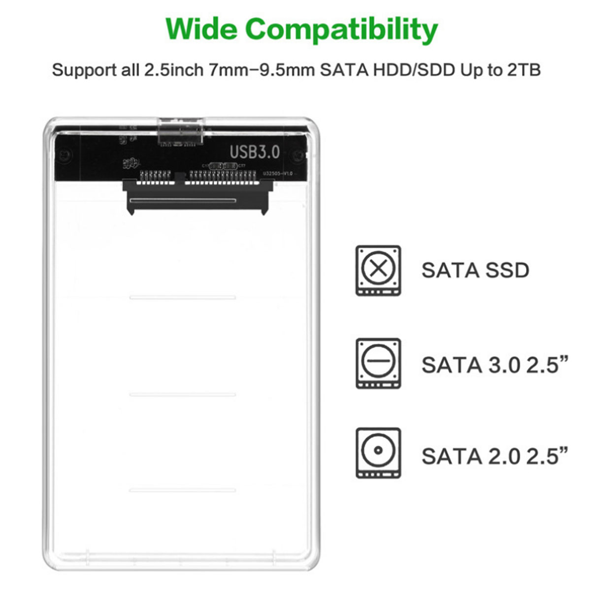 25inch-5Gbps-USB-30-SATA-Hard-Disk-Enclosure-Case-for-25inch-HDDSSD-Hard-Drive-1399267