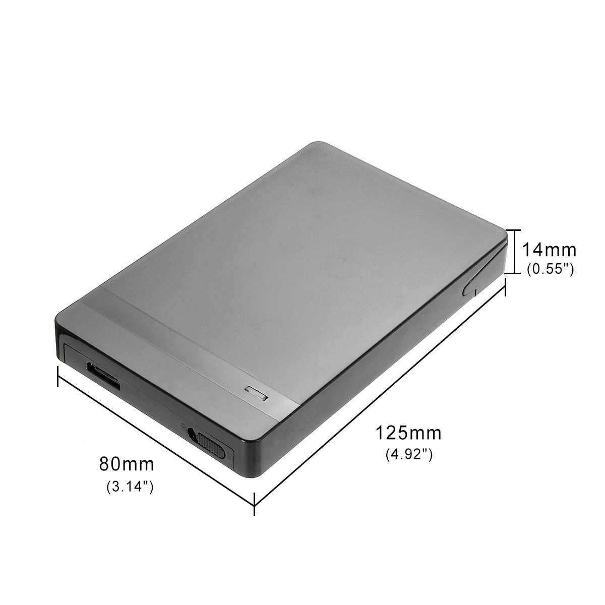 25quot-USB-30-SATA-Ultrathin-Light-Portable-External-Hard-Drive-Enclosure-With-USB-A-to-B-Data-Cable-1507112