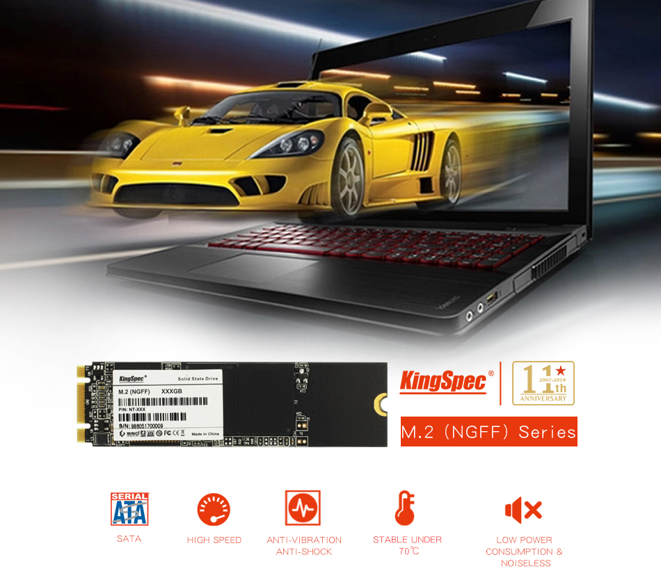 Kingspec-M2-NGFF-2280-SATA3-6Gbs-SSD-Solid-State-Drive-Internal-Hard-Disk-64128256GB-1382991