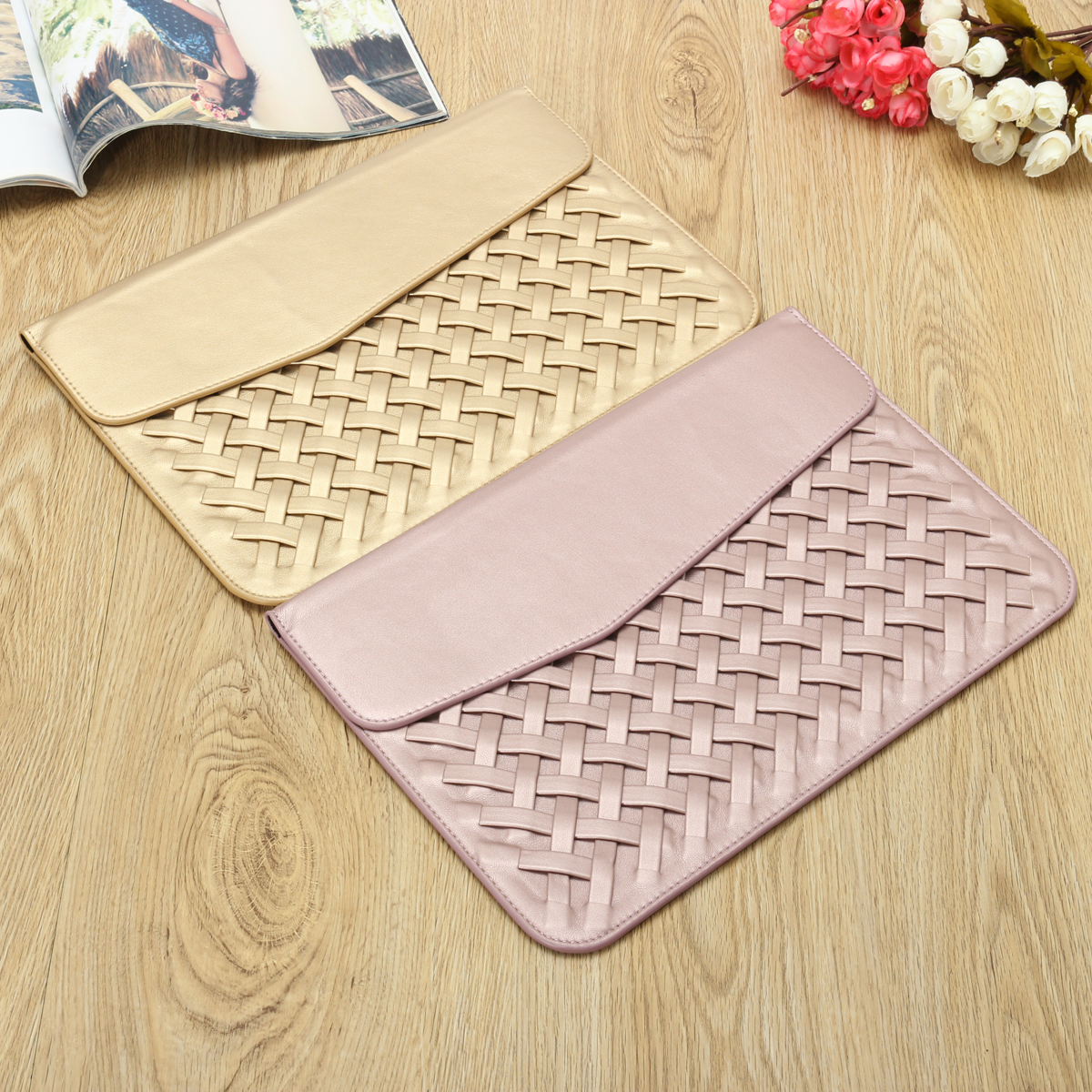 12-inch-Weaving-Laptop-Bag-PU-Leather-Case-Cover-Bag-for-Xiaomi-Makbook-Laptop-1101779