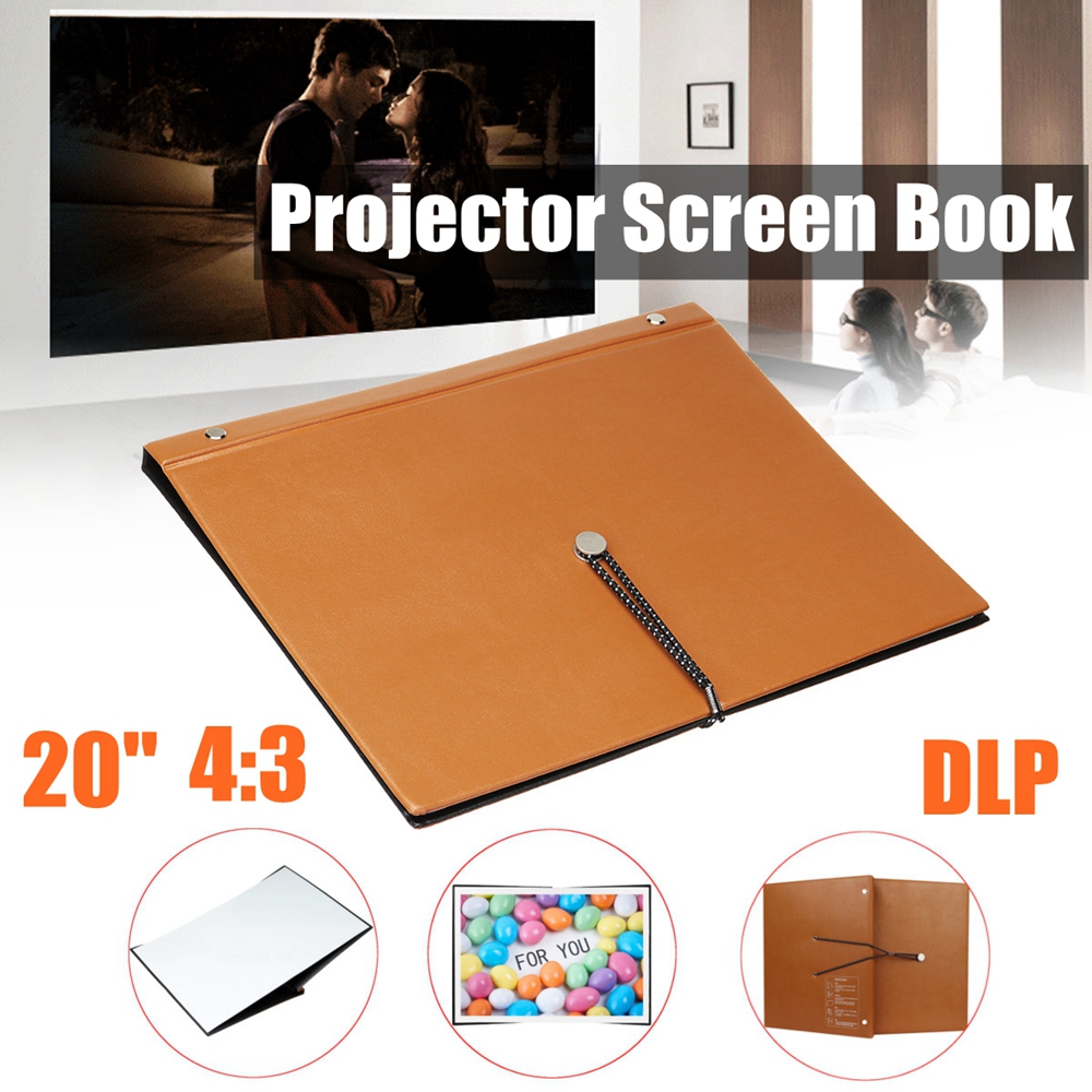 20-Inch-DPL-Projector-Screen-43-41cm-x-286cm-Projector-Screen-Book-Fabric-Material-Matte-White-1325835