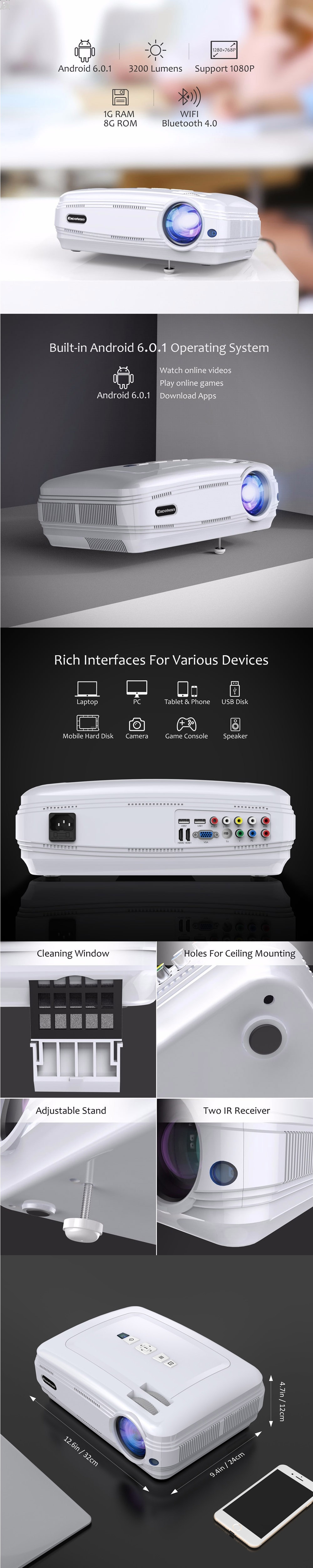 60-Android-Projector-Wifi-Bluetooth-40-Smart-HD-720P-3500-Lumen-LED-Home-Theater-Projector-1352934