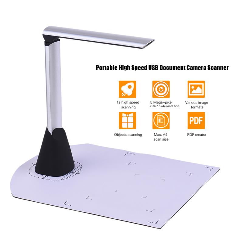 A4-High-Speed-Document-Camera-Scanner-5-Mega-pixel-HD-High-Definition-w-LED-Light-for-School-Office-1242643