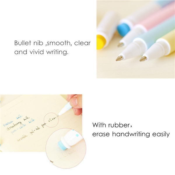 05mm-Black-Ink-Erasable-Gel-Pen-Roller-Ball-Pen-Korean-Cartoon-Happy-Smile-1045882