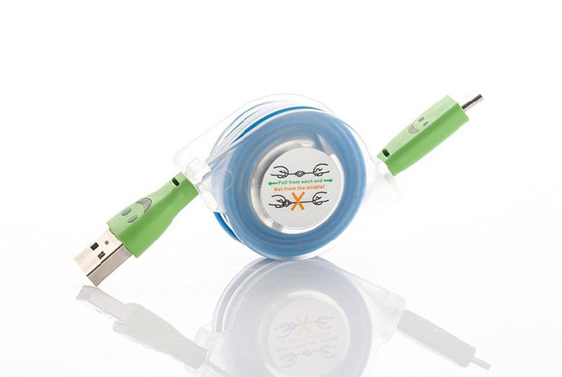 10M-USB-20-to-Micro-USB-Smile-LED-Charging-Data-Line-for-Tablet-Cell-Phone-1042435