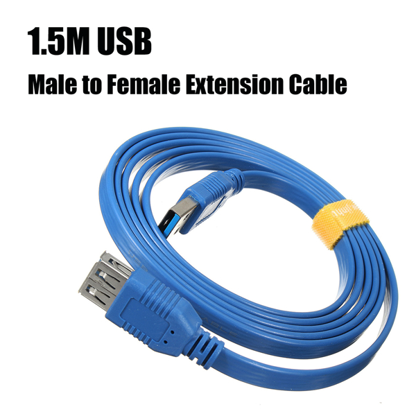 15M-5Gbps-USB-30-Male-to-Female-Extension-Flat-Cable-High-Speed-For-PC-Laptop-Tablet-1167015