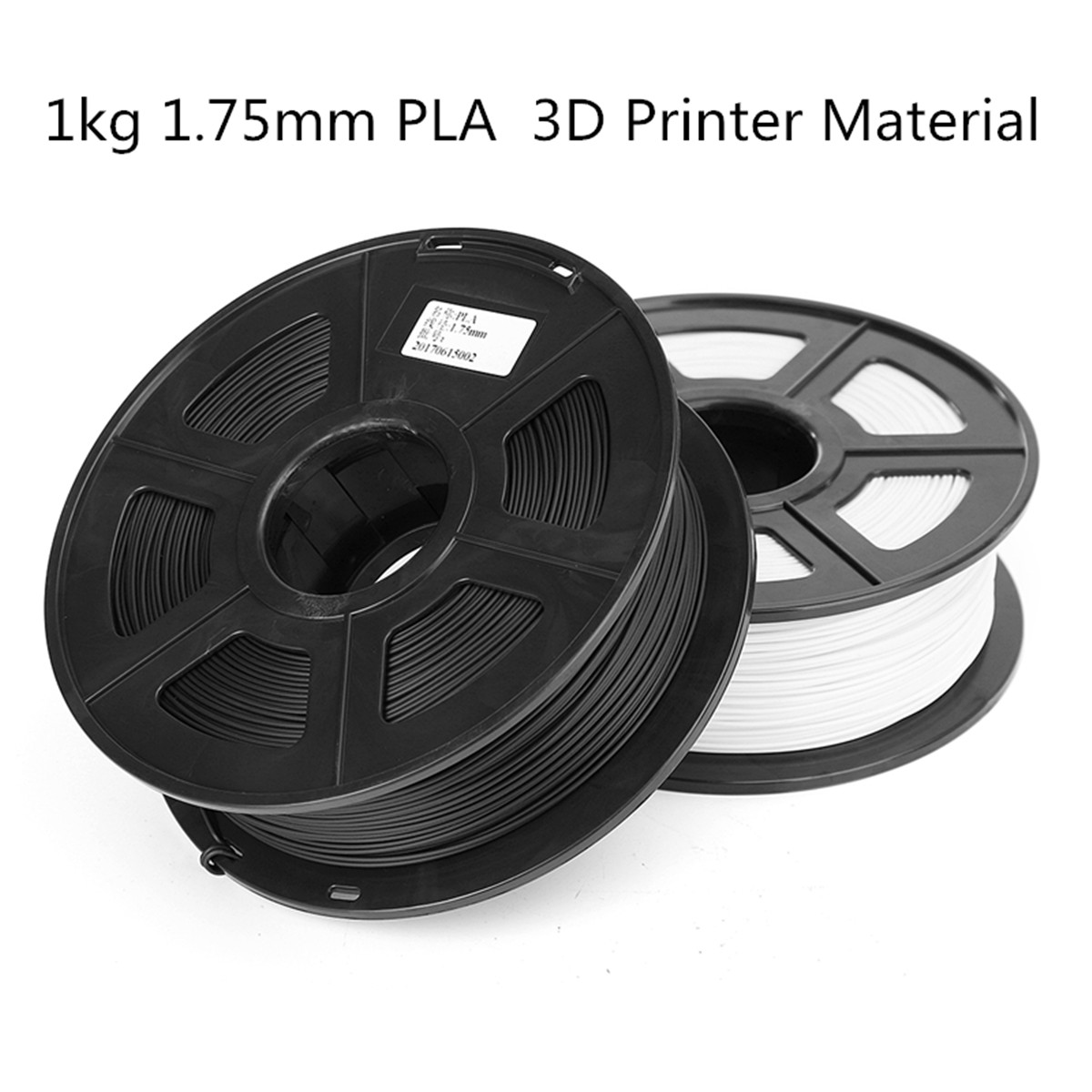 175mm-1kg-BlackWhite-Plastic-PLA-Material-For-3D-Printer-Filament-1169041