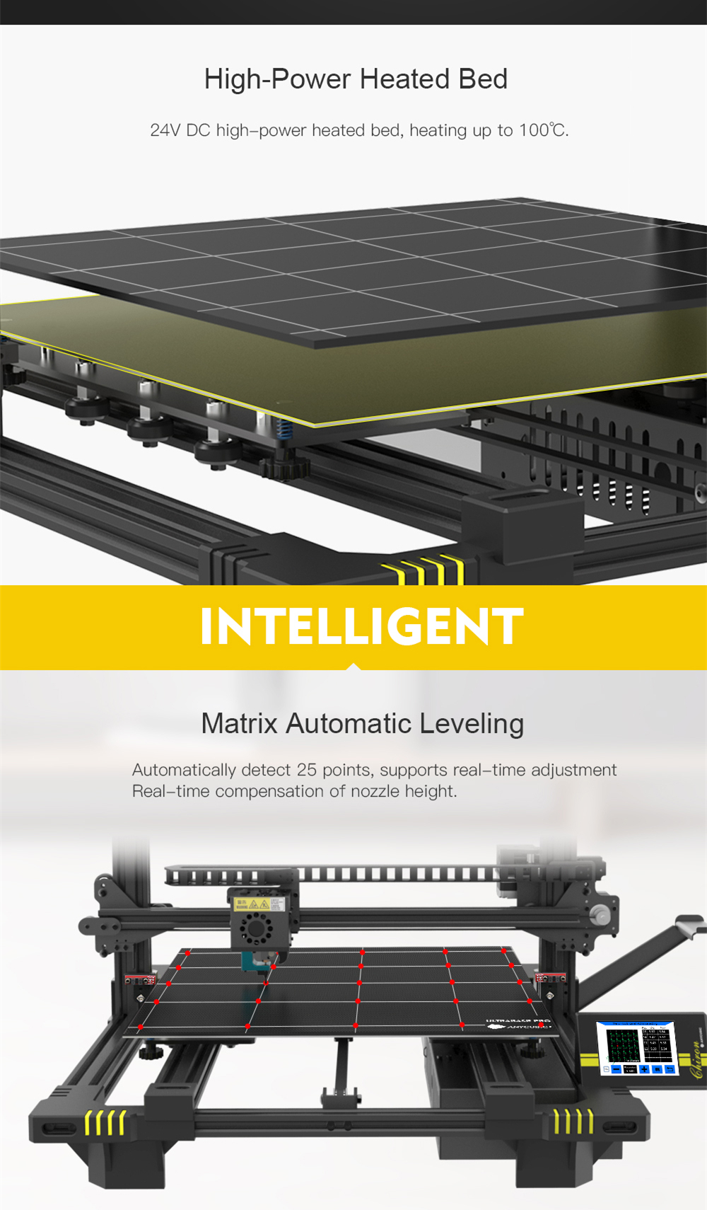 Anycubicreg-Chiron-3D-Printer-400400450mm-Printing-Size-With-Matrix-Automatic-LevelingUltrabase-Pro--1365815