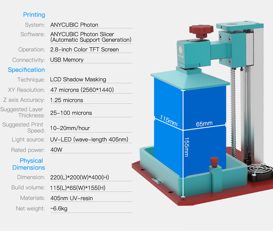 Anycubicreg-Photon-UV-Resin-SLADLP-3D-Printer-115x65x155mm-Printing-Size-With-28-inch-Touch-ScreenOf-1267935