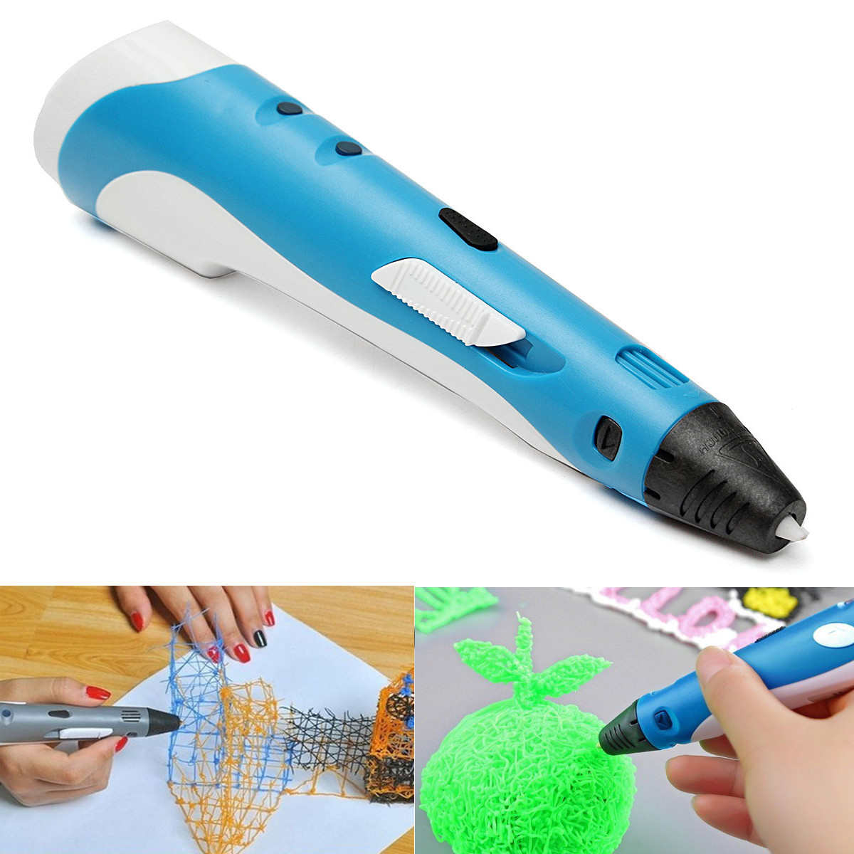 3D-Printing-Drawing-Pen--3x-ABS-Filament--EU-Plug-Power-Adapter-Kit-1120543