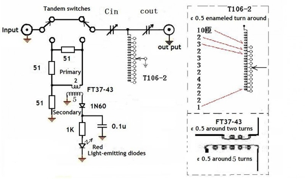 1-30Mhz-LED-VSWR-DIY-Manual-Antenna-Tuner-Kit-For-HAM-RADIO--CW-QRP-Q9-BNC-Interface-1253567