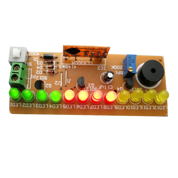 10Pcs-DIY-CD4060-SMD-Music-LED-Light-Kit-Electronic-Experimental-Training-Teaching-1181248