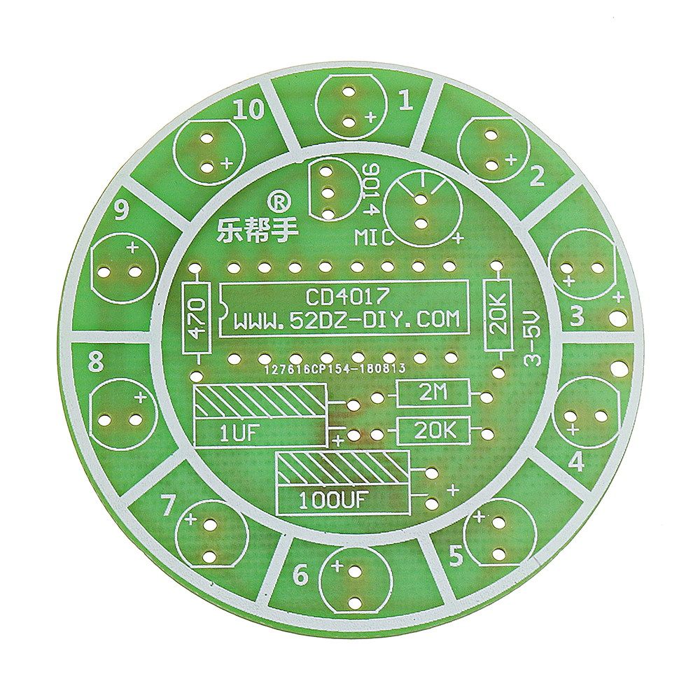 10pcs-DIY-LED-Flash-Kit-Colorful-Acoustic-Rotating-LED-Lamp-Kit-1398666
