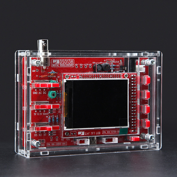 Transparent-Acrylic-Sheet-Housing-Module-Case-For-DSO138-Oscilloscope-1034768