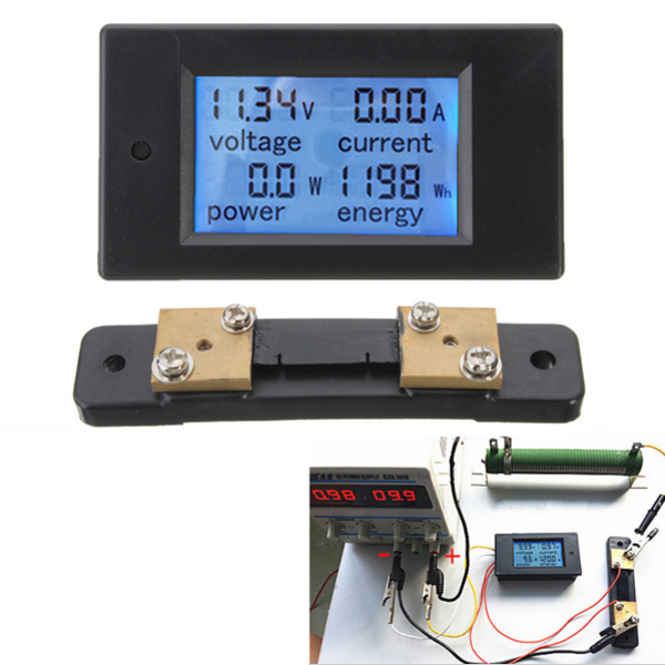 100A-DC-Multifunction-Digital-Power-Meter-Energy-Monitor-Module-Voltmeter-Ammeter-With-External-100A-1095712
