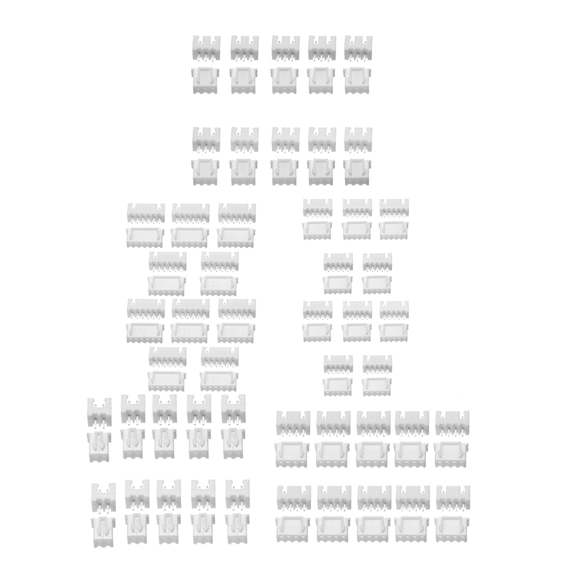 100Pcs-Mix-Kit-XH-254-2P-3P-4P-5P-6P-Connector-Leads-Header-Housing-Pin-Header-Terminal-1118453