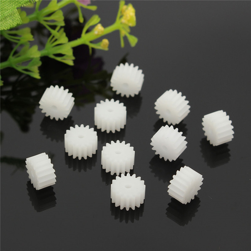 10pcs-16Gear-2mm-Plastic-Accessories-Of-DIY-Model-Toy-Motor-Shaft-Gear-1142136