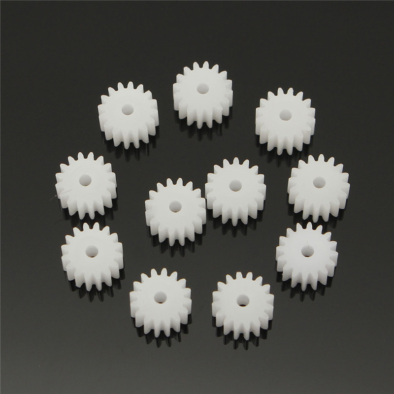 10pcs-16Gear-2mm-Plastic-Accessories-Of-DIY-Model-Toy-Motor-Shaft-Gear-1142136