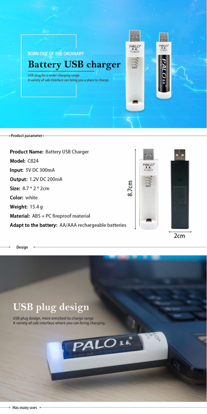 Palo-NC-13-Ni-MH-Ni-Cd-AA-AAA-USB-Rechargeable-Battery-Charger-1312085