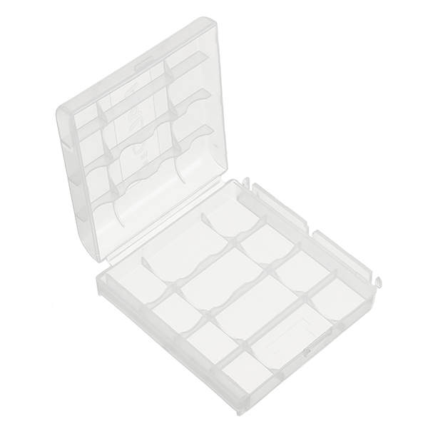 Palo-Plastic-Transparent-White-4pcs-AA-AAA-Battery-Case-Holder-Storage-Box-1183026