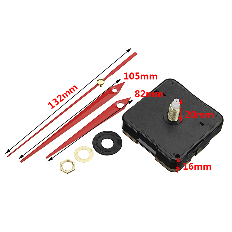 5pcs-20mm-Shaft-Length-DIY-Red-Triangle-Hands-Silent-Quartz-Wall-Clock-Movement-Mechanism-For-Replac-1292598